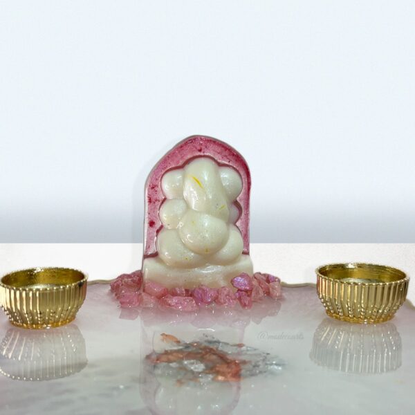 3D Ganesha Metallic Pooja Platter 5