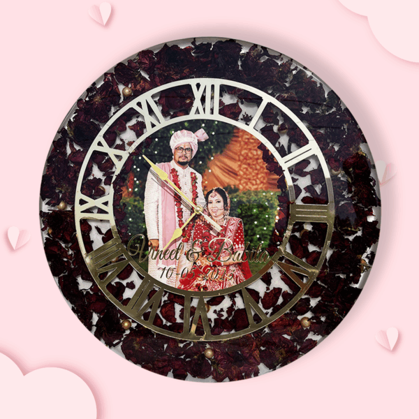 Resin Varmala Preservation varmala Preservation wedding gift Anniversary Gift resin clock