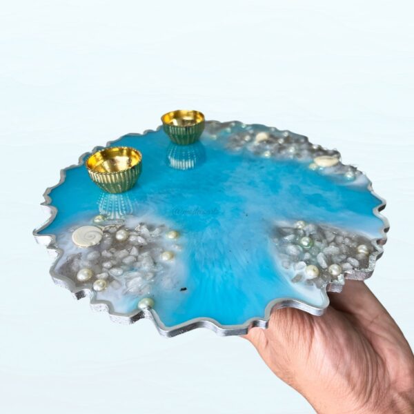 Ocean Theme Designed Pooja Platter 1