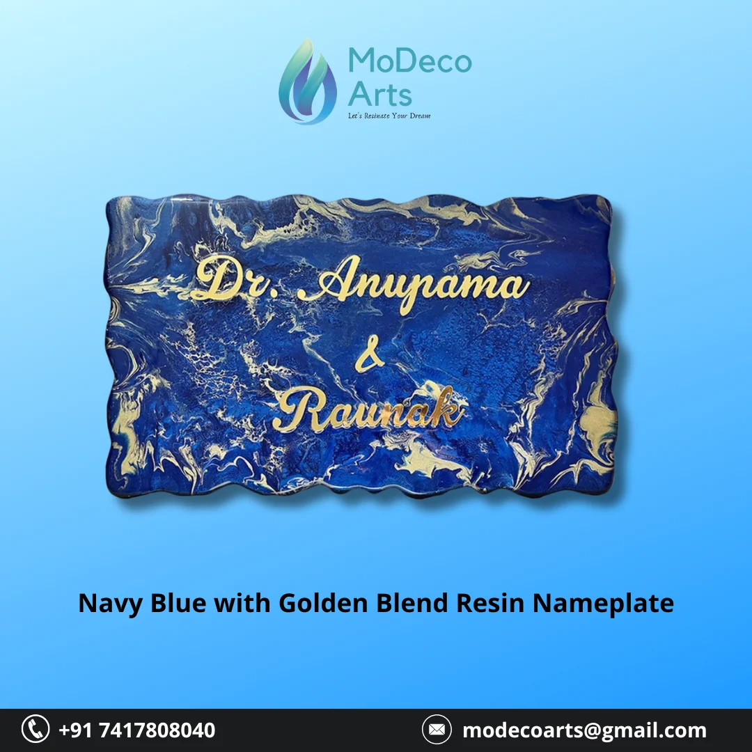 Transform Your Home Entrance with a Stunning Resin Nameplate from Modeco Arts