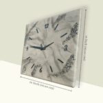 Crystals Resin Wall Clock 2