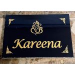 Ganesha Granite Stone Engraved House Name Plate 3