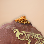 Ganesha Theme Metallic Brown Resin Coated Nameplate 4