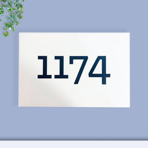 Granite House Number Plate