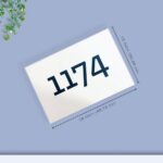 Granite House Number Plate 2