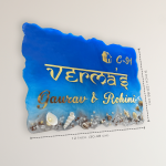 Resin Nameplate Epoxy Nameplate Ocean Nameplate Sea Nameplate Premium Nameplate Trendy Nameplate Decorative Nameplate Beach Nameplate