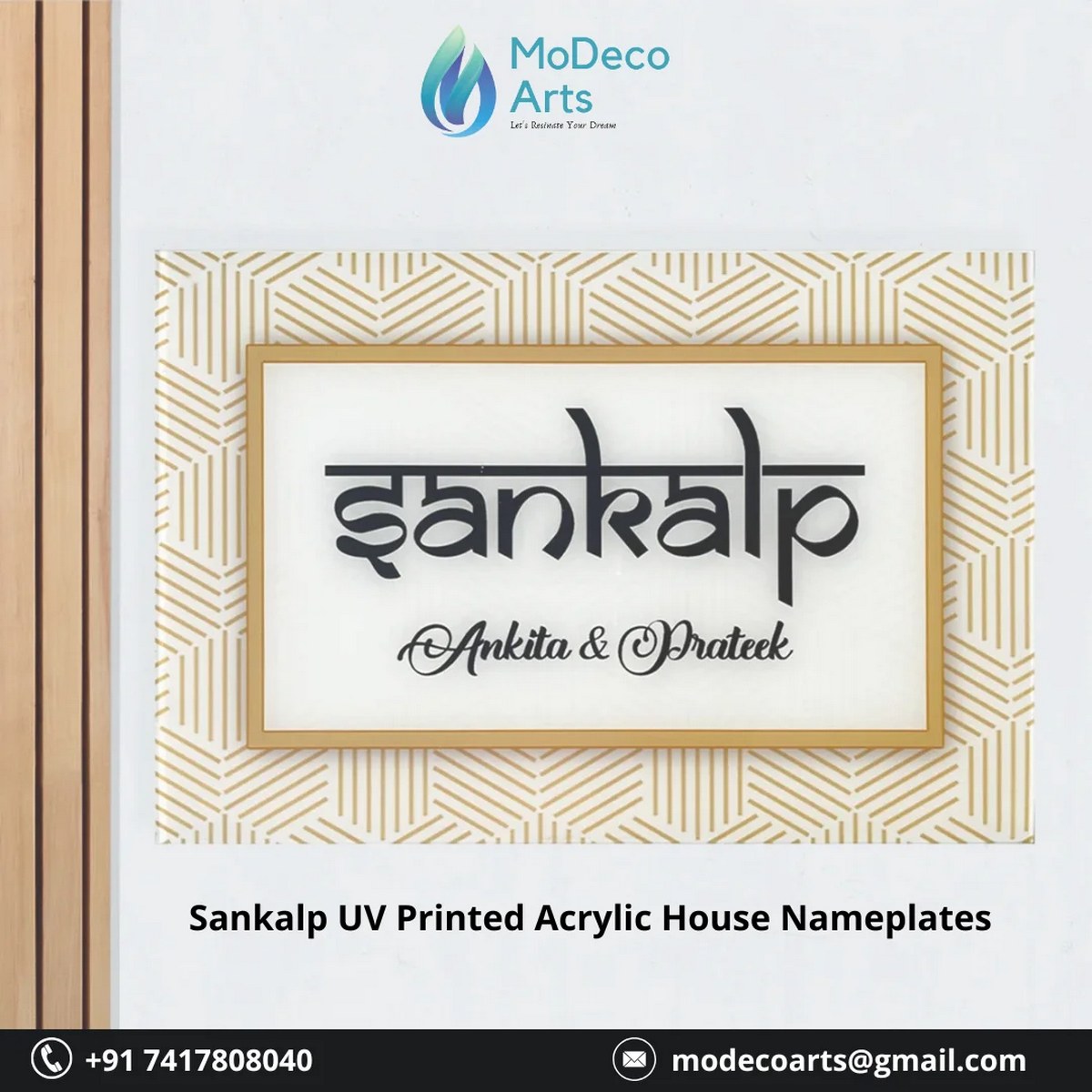 Transform Your Space with Stunning UV Printed Acrylic Nameplates