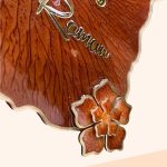 Anemone Floral Design Nameplate 4