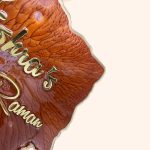 Anemone Floral Design Nameplate 5