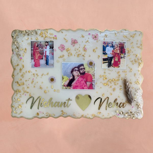 Couple Resin Art Photoframe