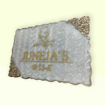 Jai Guru Ji Theme Resin Swirl Nameplate 1
