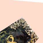 Metallic Golden and Black Blend House Numberplate 4
