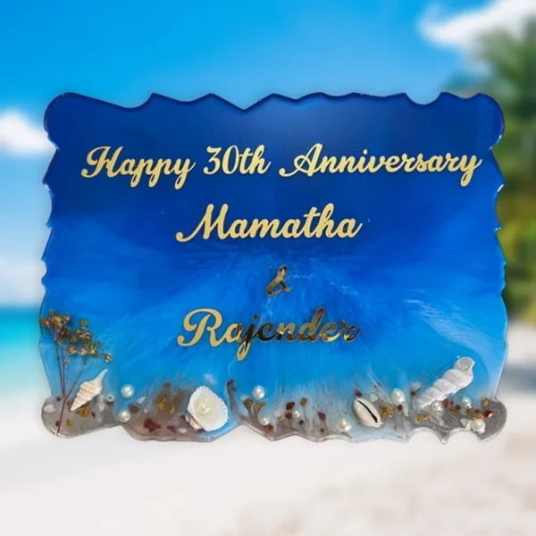 Ocean Theme Resin Art