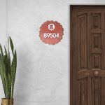 Resin House Number Plate