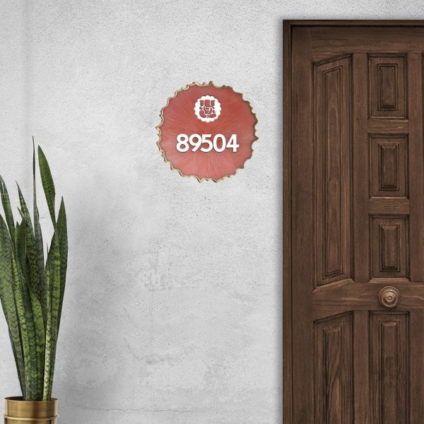 Resin House Number Plate