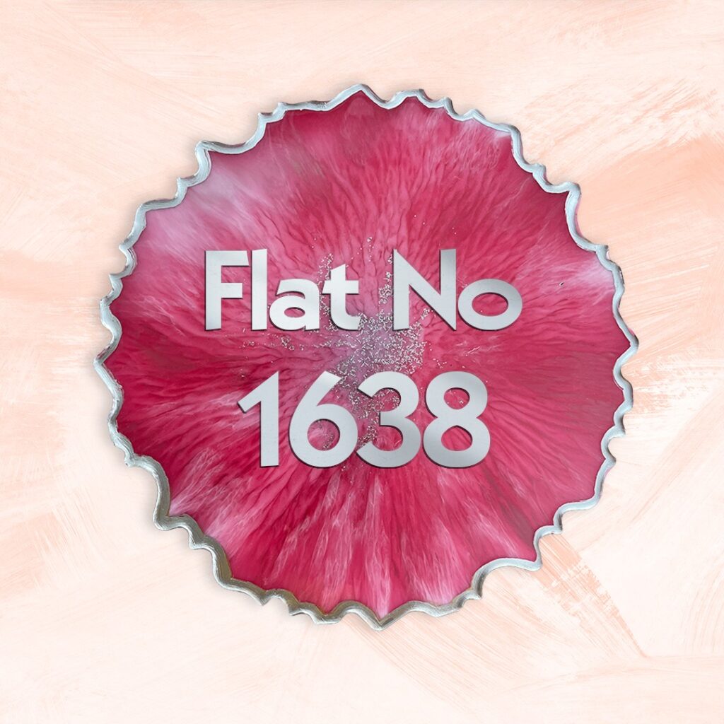 Resin House Number Plate 4