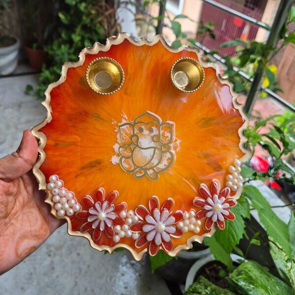 3D Flower Pooja Thali 4