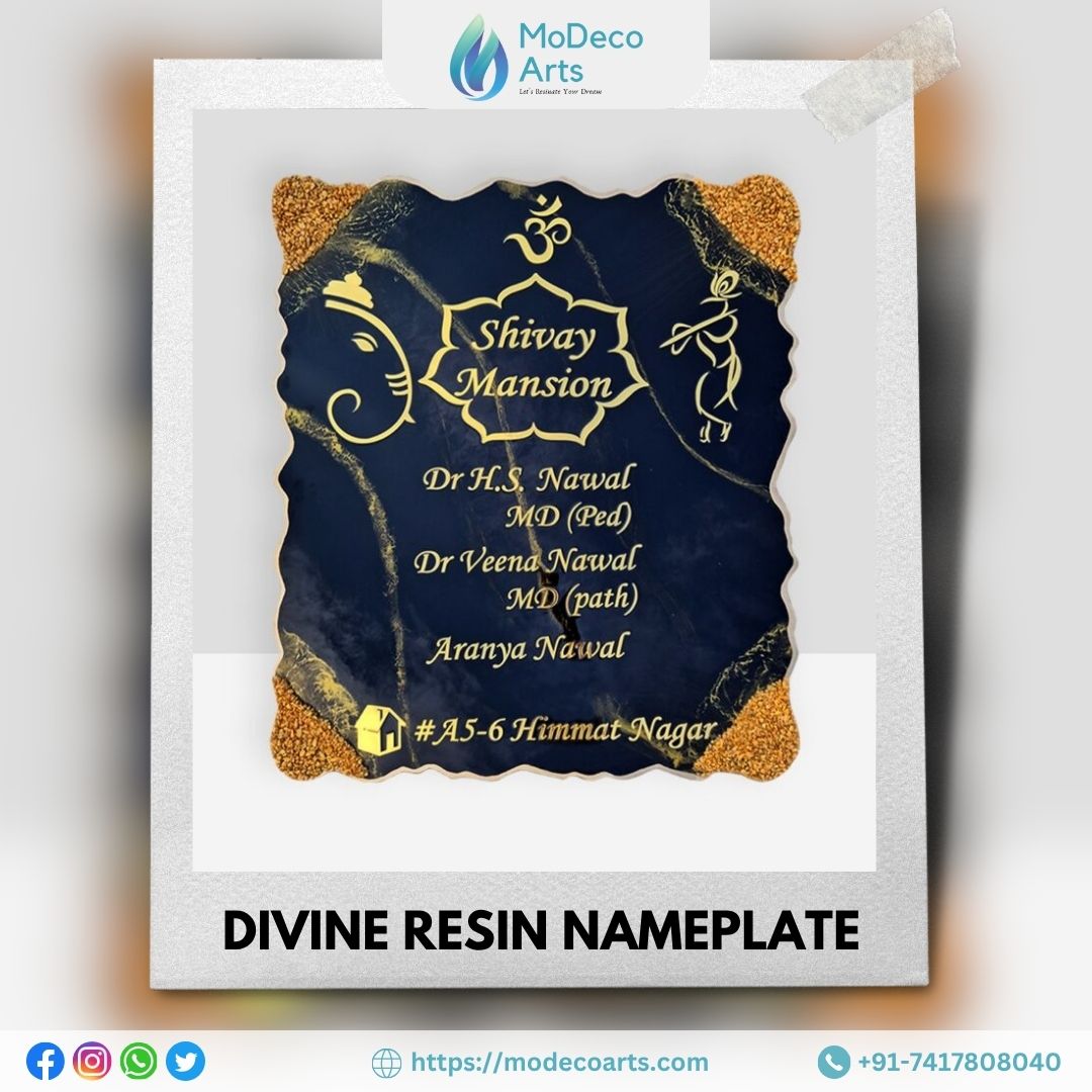 Divine Resin Nameplate