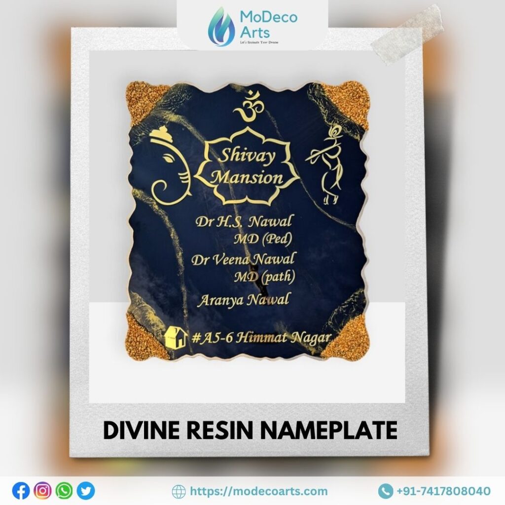 Divine Resin Nameplate