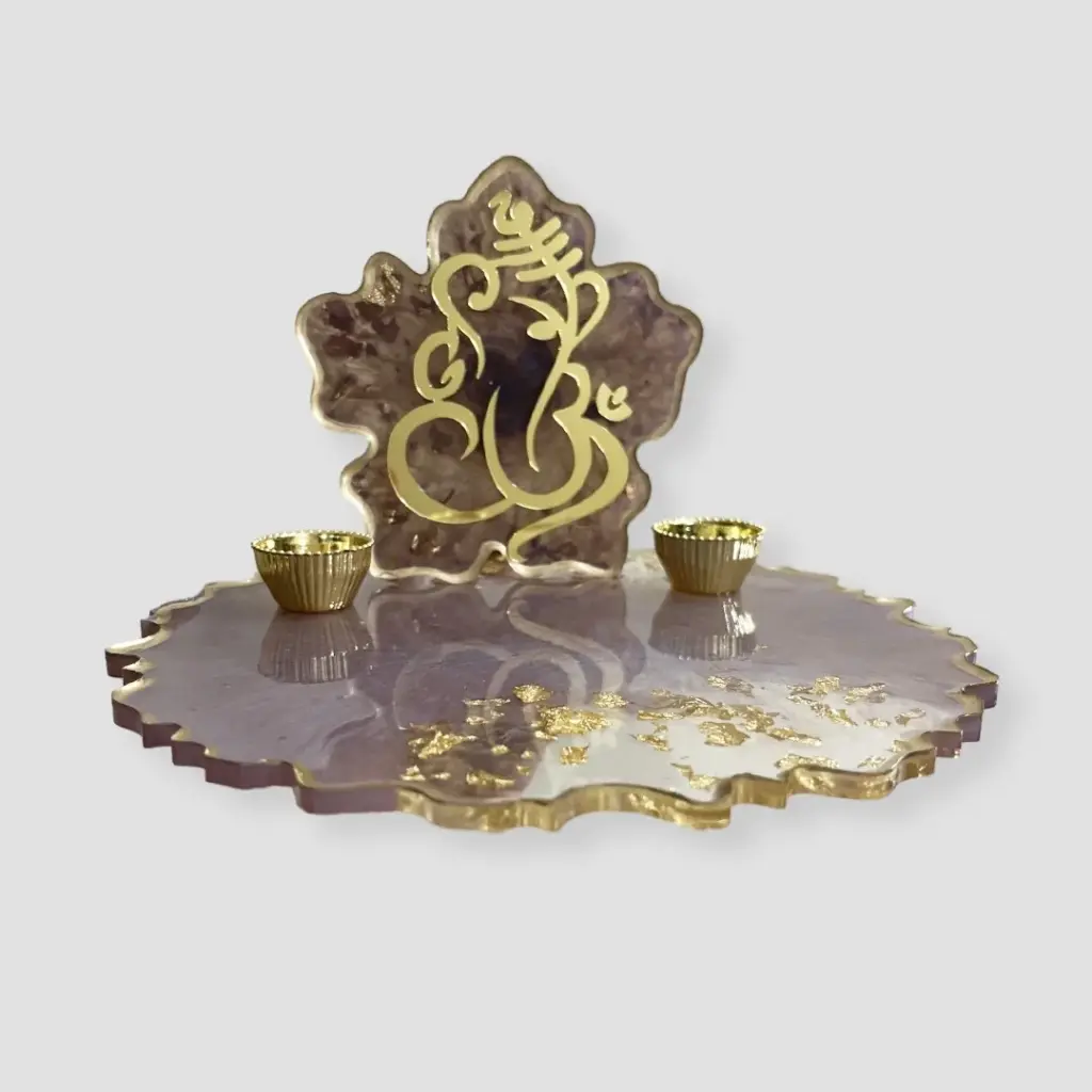 Festive Resin Pooja Thali 1