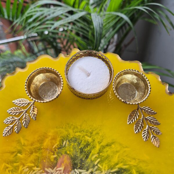 Festive Resin Pooja Thali