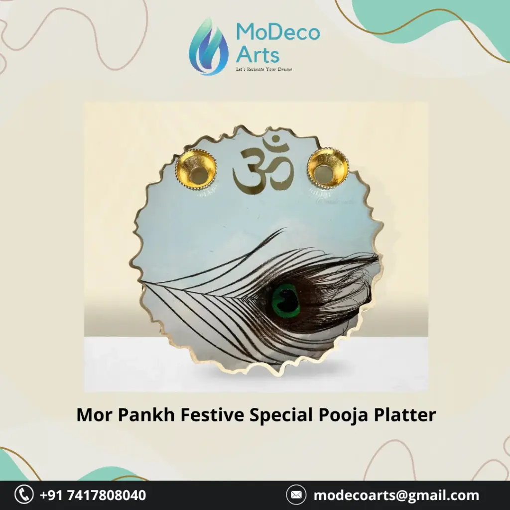 Mor Pankh Festive Special Pooja Platter – A Divine Addition to Your Rituals