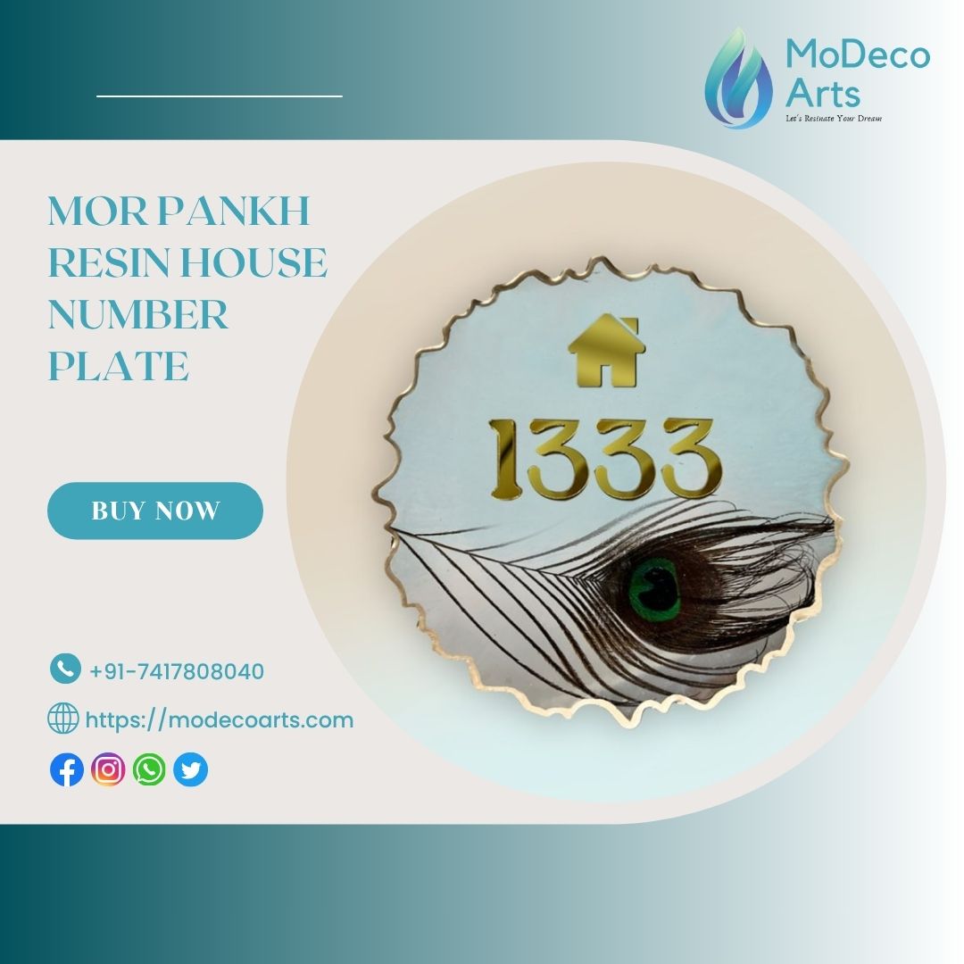 Mor Pankh House Numberplate