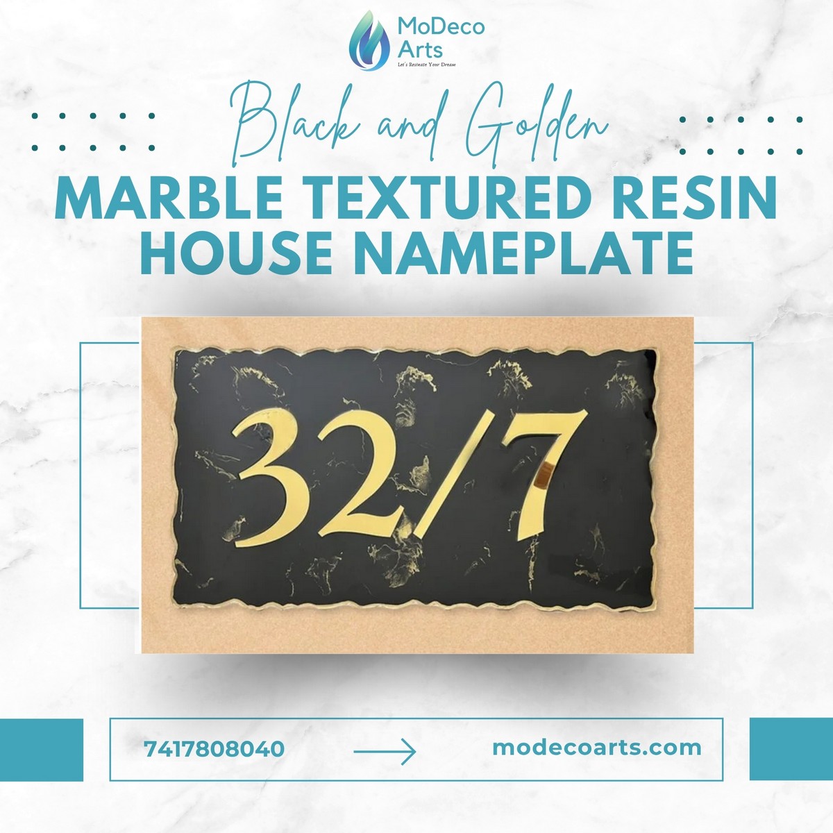 Black and Golden Marble