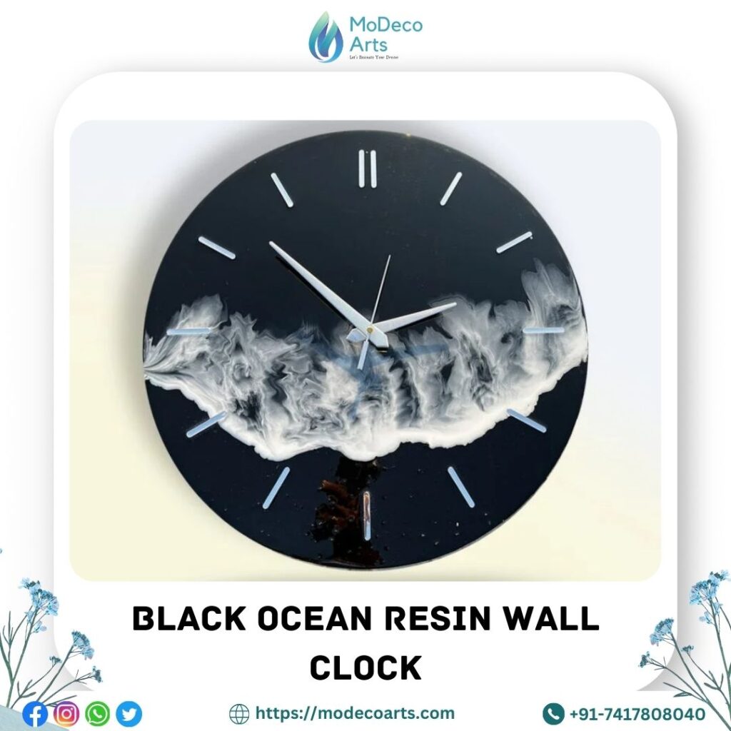 Resin Wall Clock 3