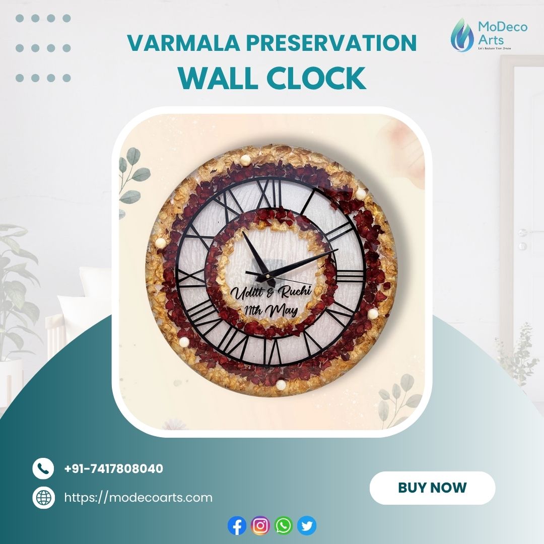 Varmala preservation Wall Clock