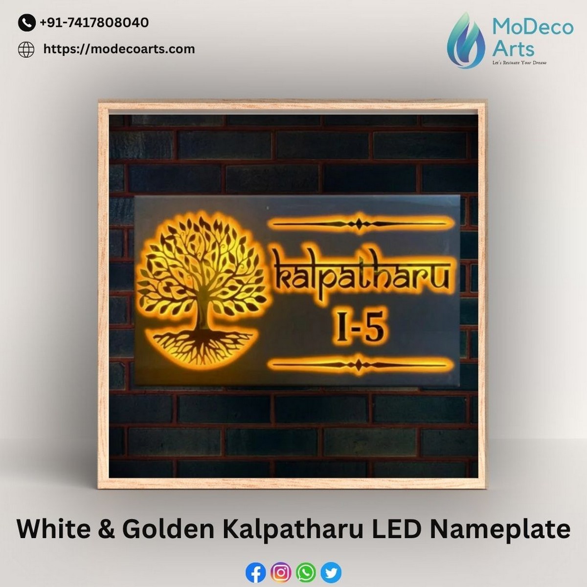 Kalpatharu LED Nameplate