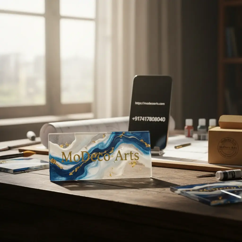 resin acrylic nameplate premium