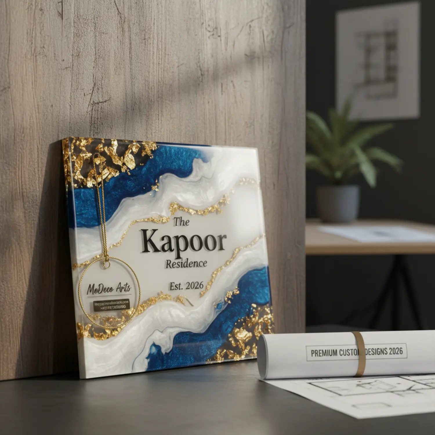 Resin Door Nameplate