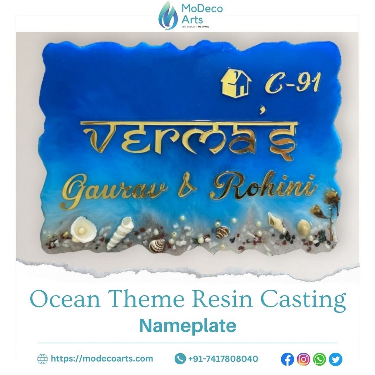 Ocean Theme Resin