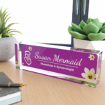 Acrylic Professional Gynaecologist Desk Nameplate