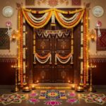 Beautiful Pearl White Resin Lotus Shubh Labh Decor 3