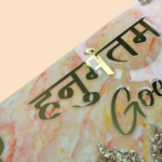 Hanumantam Theme Lord Hanuman Resin Nameplate 5
