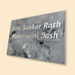 Metallic Grey and Black Theme Resin Coated Nameplate 4