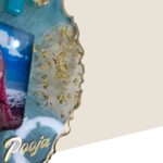 Name Letters Embossed Resin Anniversary Gift 4