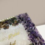 Symbol of Love Blue Orchid Resin Anniversary Gift 2