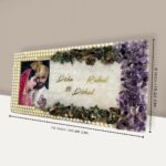 Symbol of Love Blue Orchid Resin Anniversary Gift 3
