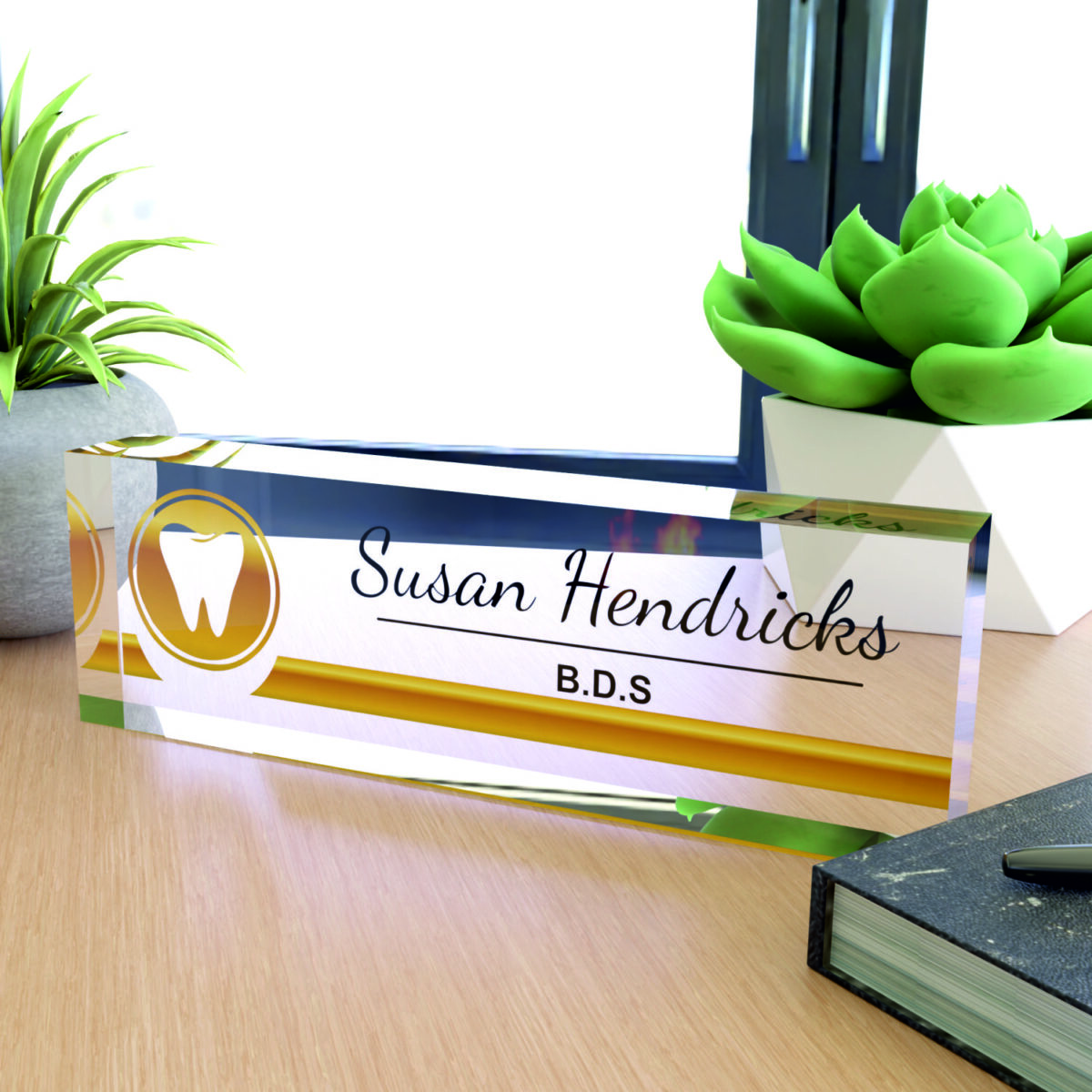 Acrylic nameplate Premium nameplate office nameplate desk nameplate dr. nameplate dentist nameplate Durable nameplate Waterproof nameplate Trendy nameplate Decorative nameplate