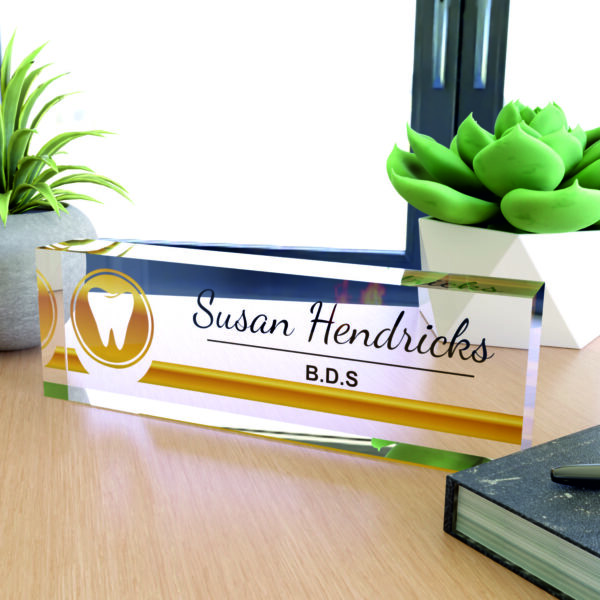 Acrylic nameplate Premium nameplate office nameplate desk nameplate dr. nameplate dentist nameplate Durable nameplate Waterproof nameplate Trendy nameplate Decorative nameplate