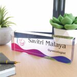 Acrylic Gynaecologist Desk Nameplate