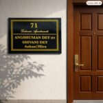 Black Granite Nameplate