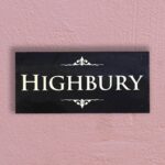 Highbury Granite House Nameplate 1