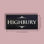 Highbury Granite House Nameplate 3