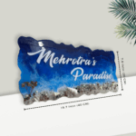 Ocean Theme Premium Resin Casting Nameplate 2