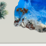 Ocean Theme Premium Resin Casting Nameplate 3