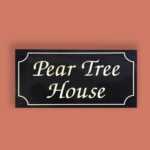 Pear Tree House Nameplate 1